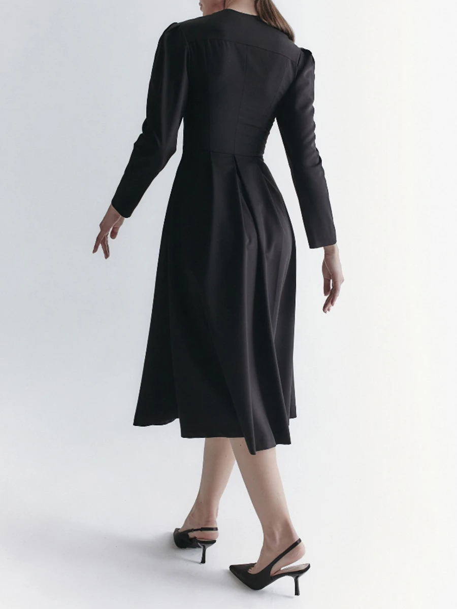 Платье шерстяное