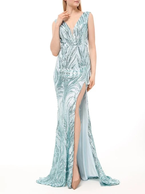 Платье с пайетками LEI LUI