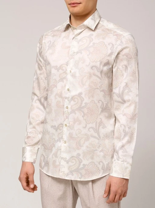 Рубашка Slim Fit хлопковая ETRO