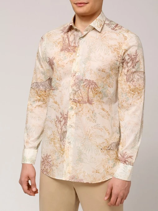 Рубашка Slim Fit хлопковая ETRO