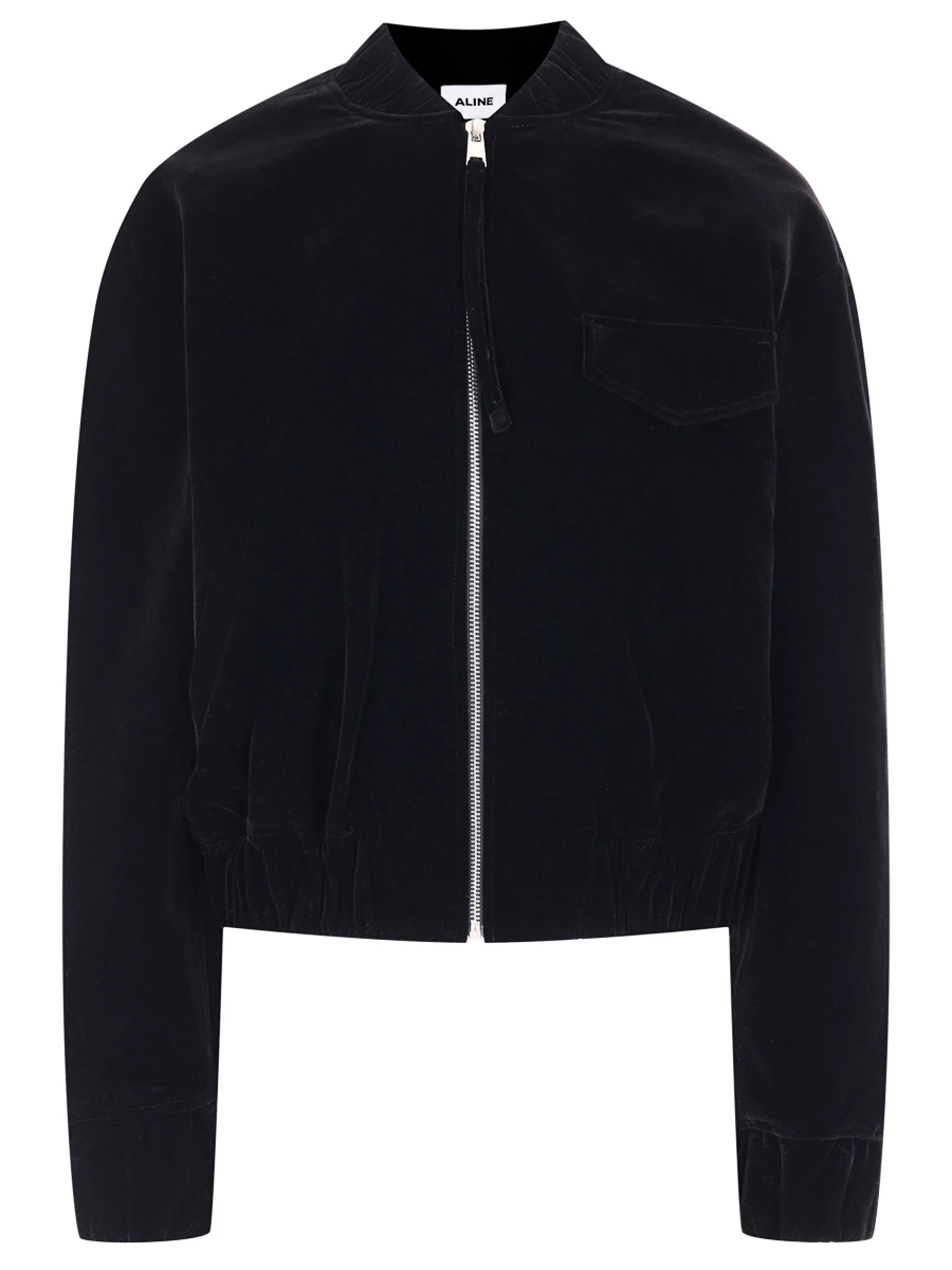 Бомбер бархатный