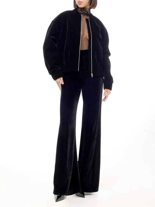 Бомбер бархатный ALINE