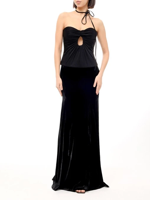 Юбка бархатная ALINE