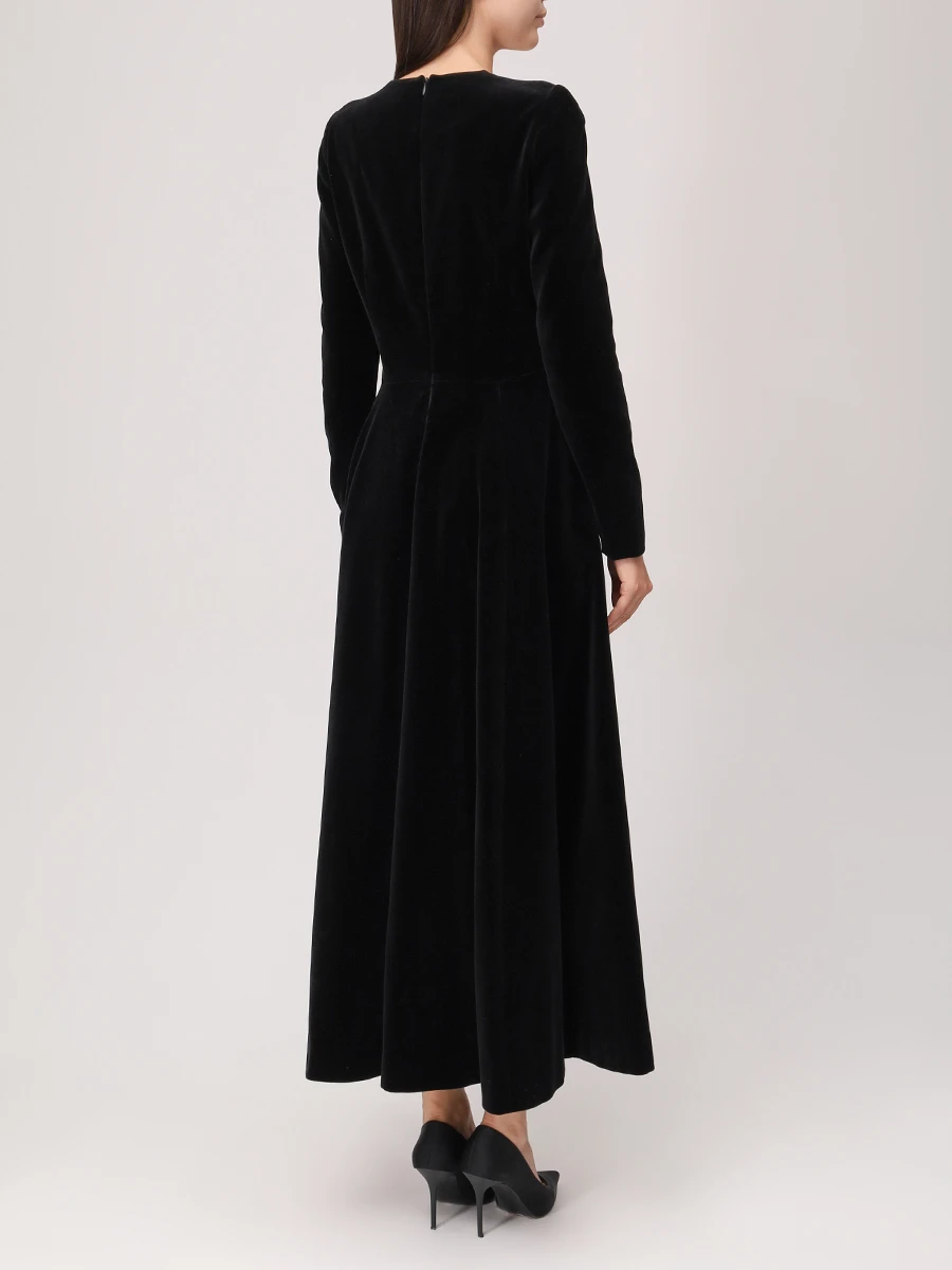 Платье бархатное