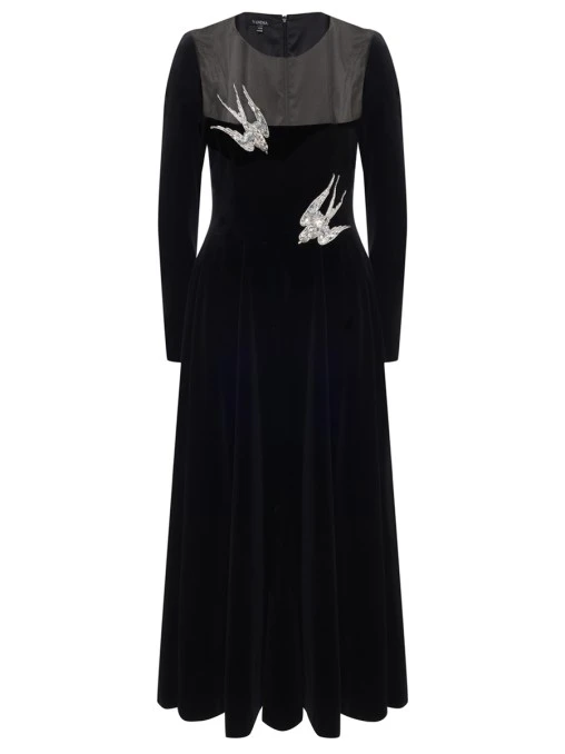 Платье бархатное YANINA