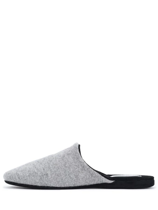 Тапочки из кашемира и замши MASSERANO CASHMERE
