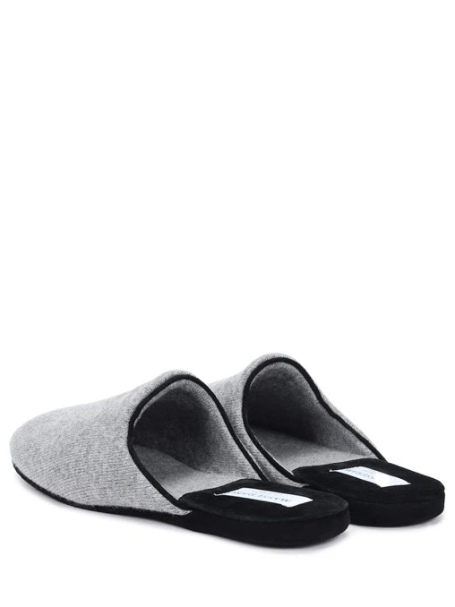 Тапочки из кашемира и замши MASSERANO CASHMERE