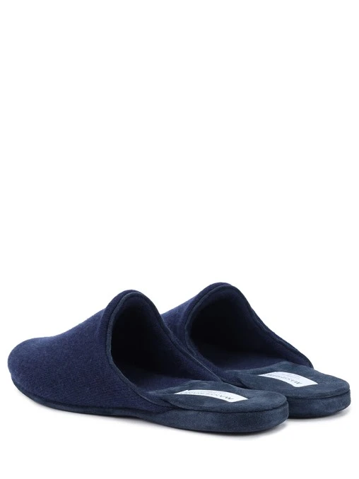 Тапочки из кашемира и замши MASSERANO CASHMERE