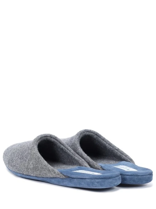 Тапочки из кашемира и замши MASSERANO CASHMERE