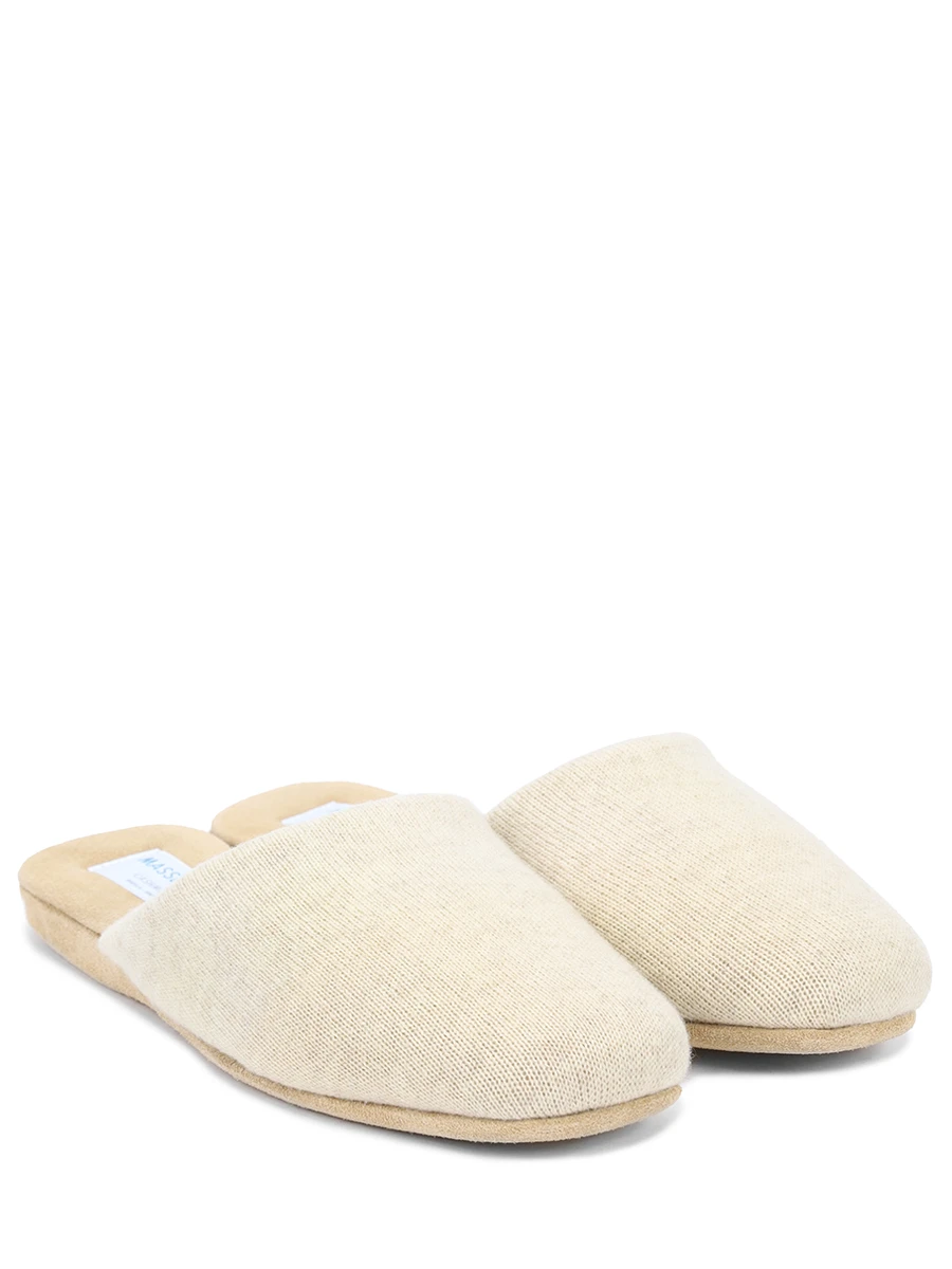 Тапочки из кашемира и замши