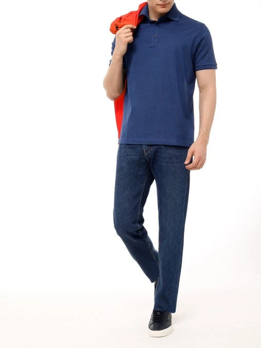 Поло хлопковое PAUL & SHARK