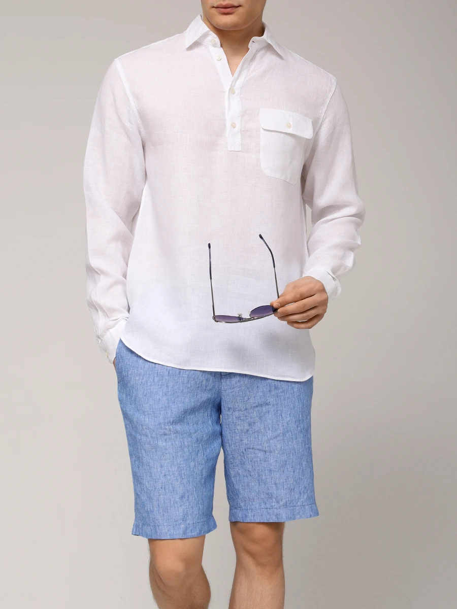 Бермуды льняные