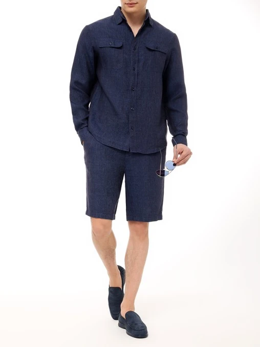 Рубашка Regular Fit льняная PAUL & SHARK