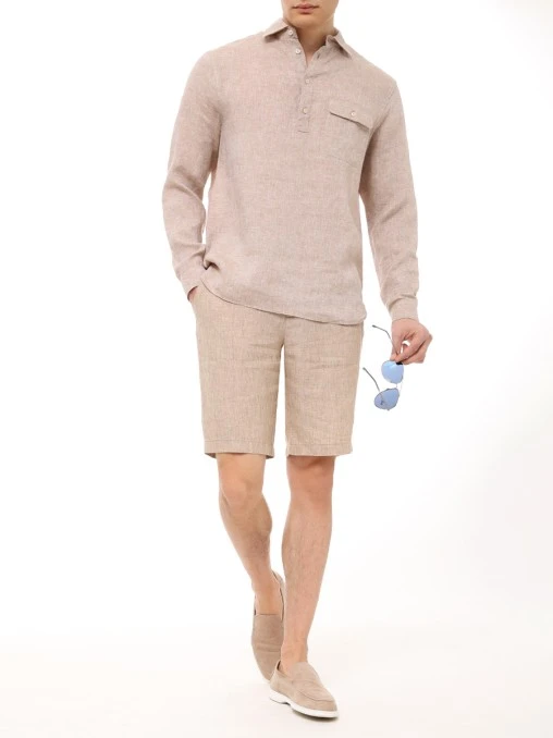 Рубашка Regular Fit льняная PAUL & SHARK