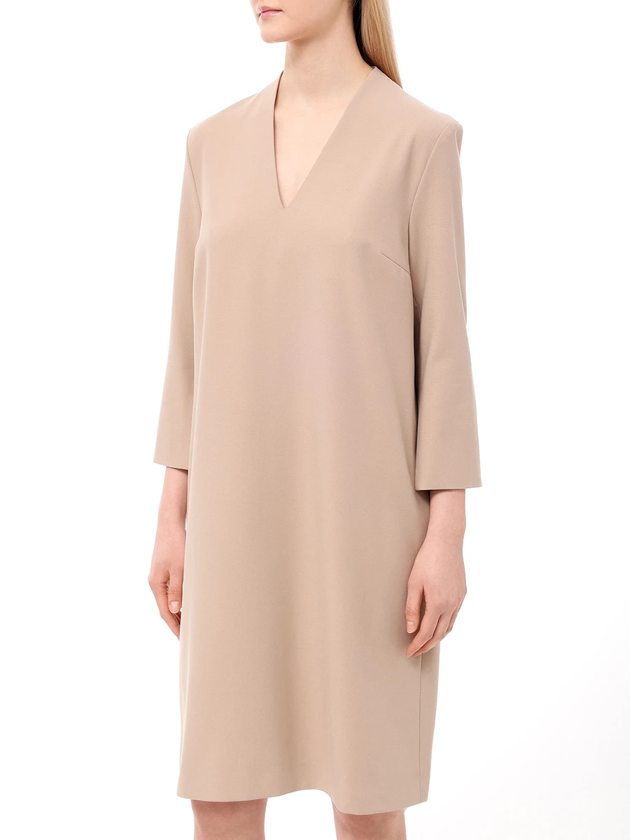 Платье однотонное