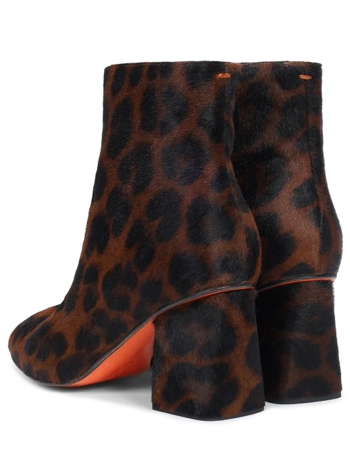 Ботильоны с принтом SANTONI