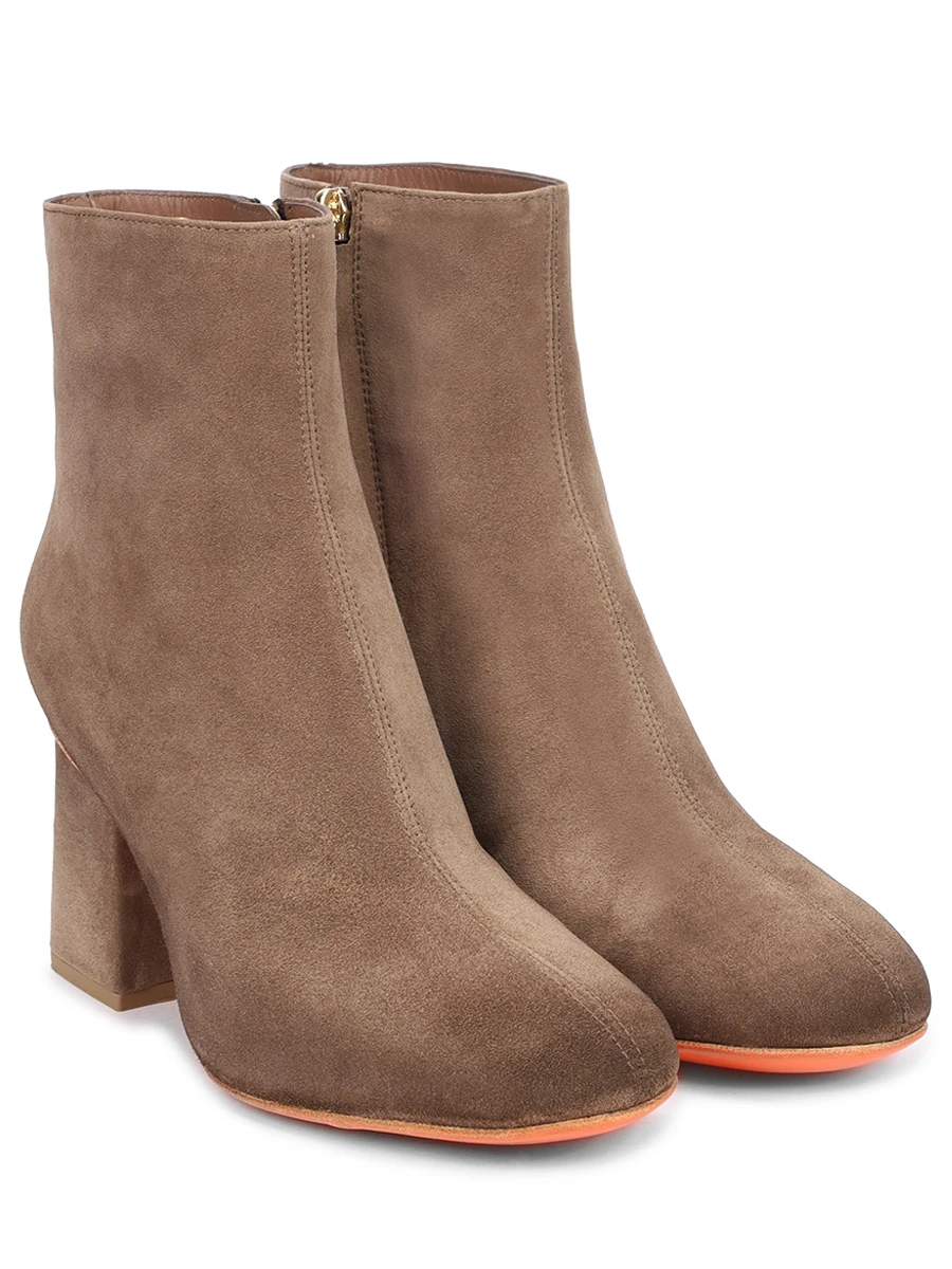 Ботильоны замшевые