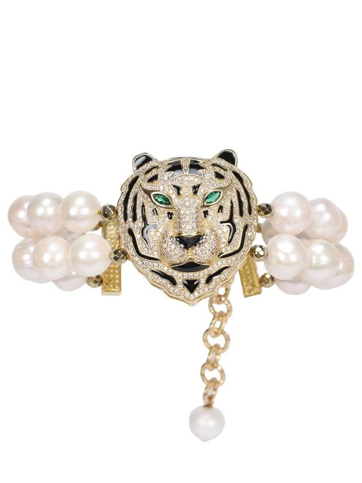 Браслет Pearl Tiger Gold ART DECO BOUTIQUE