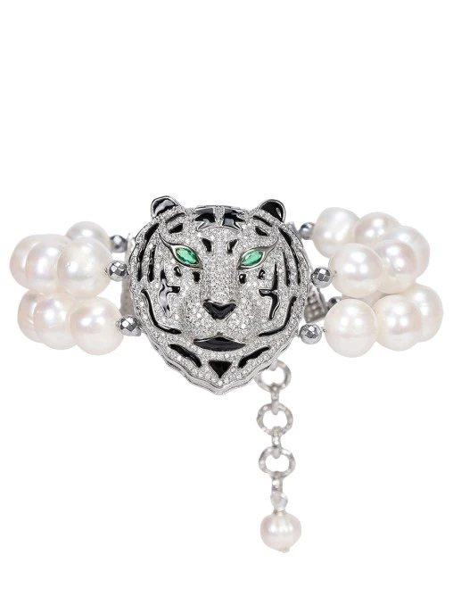 Браслет Pearl Tiger Silver ART DECO BOUTIQUE