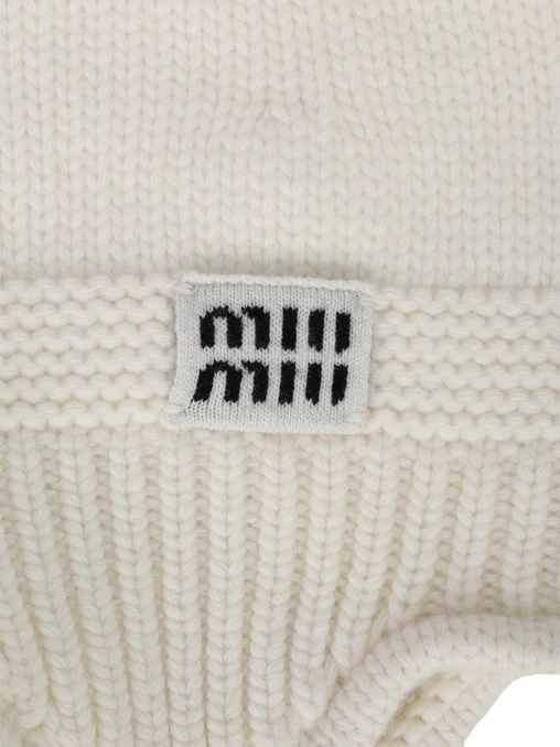 Шапка из шерсти и кашемира MIU MIU