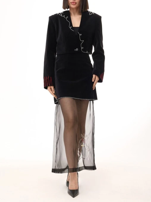 Юбка из органзы Fog CELLESTERRA