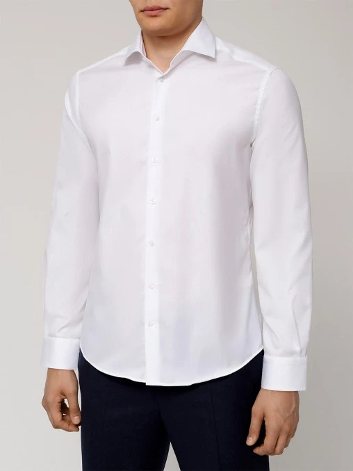 Рубашка Slim Fit хлопковая BML