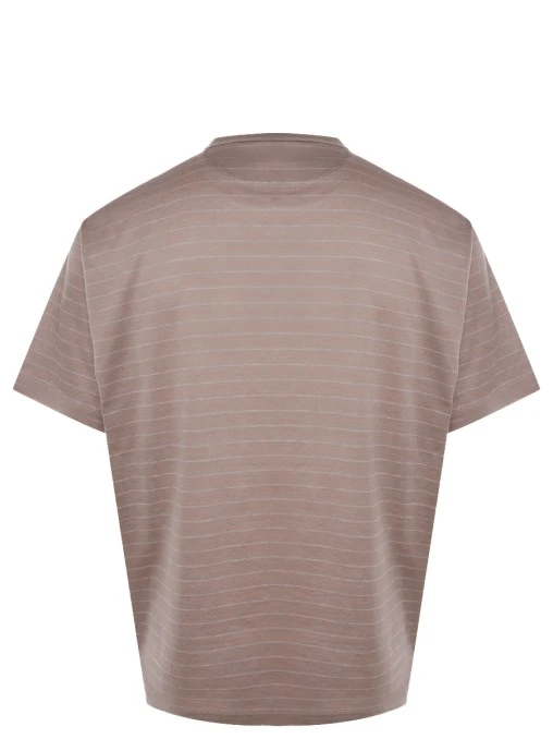 Футболка из хлопка и шелка CORTIGIANI