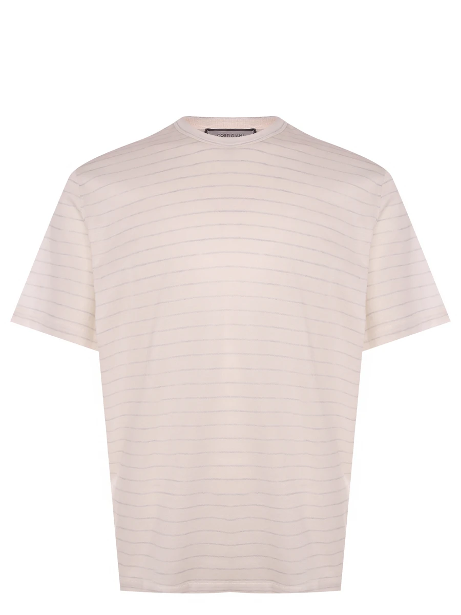 Футболка из хлопка и шелка