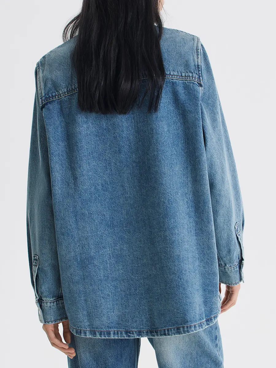 Рубашка Edith джинсовая