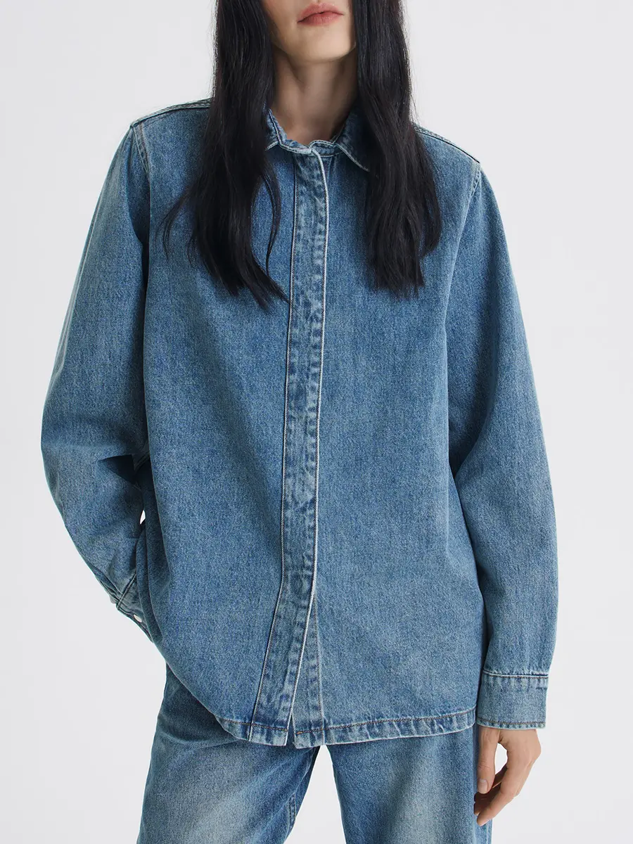 Рубашка Edith джинсовая