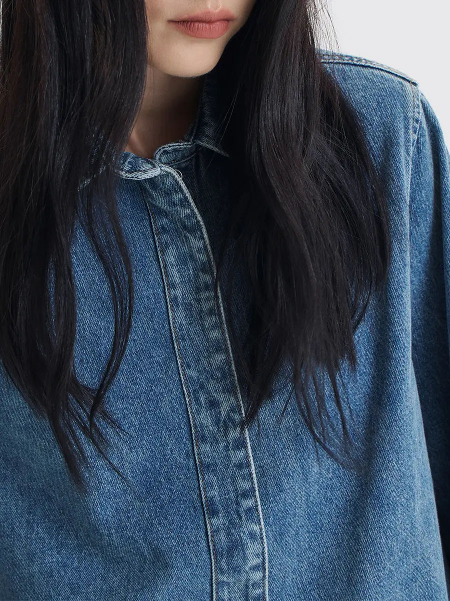 Рубашка Edith джинсовая