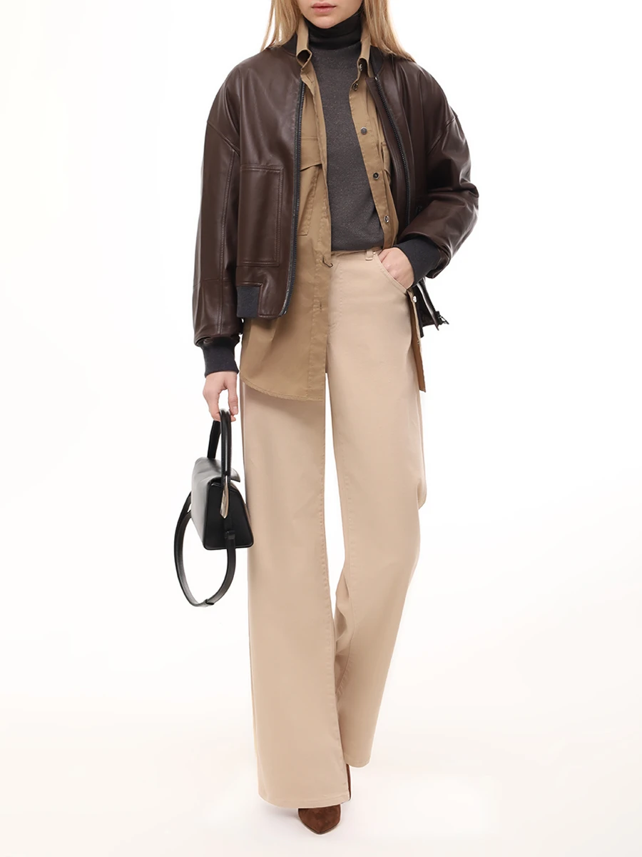 Куртка кожаная