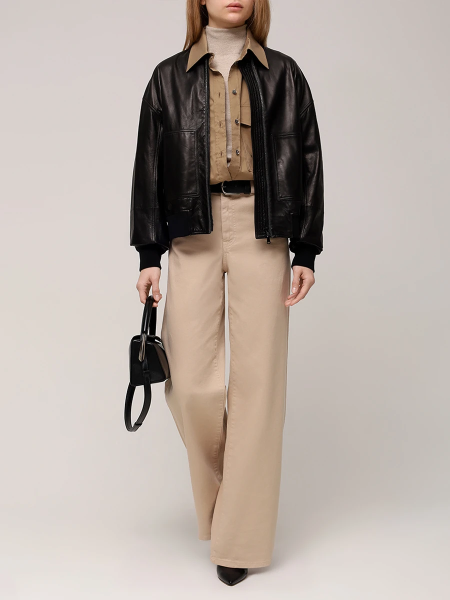 Куртка кожаная