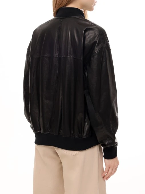 Куртка кожаная BRUNELLO CUCINELLI