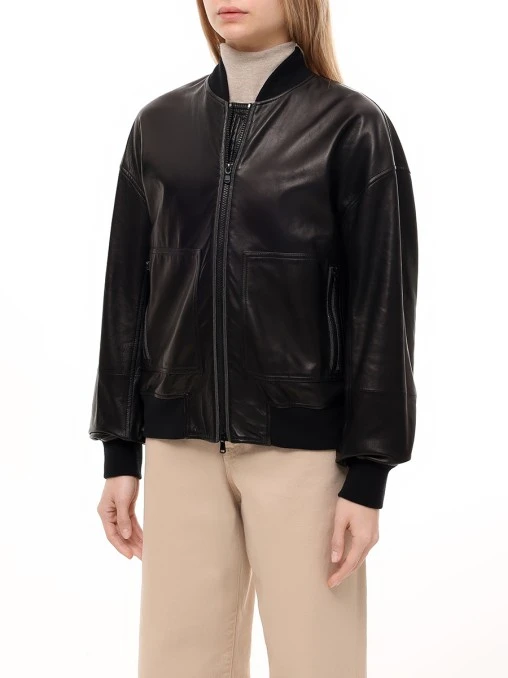 Куртка кожаная BRUNELLO CUCINELLI