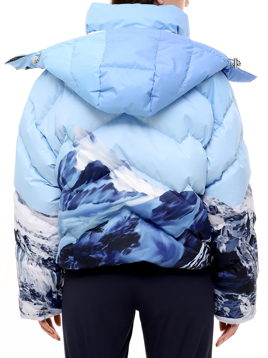 Пуховик стеганый