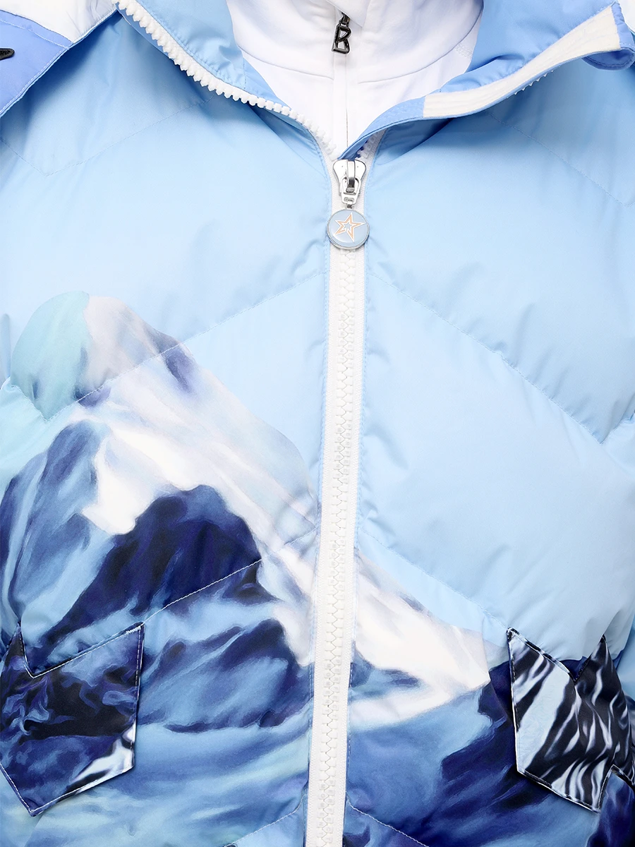 Пуховик стеганый