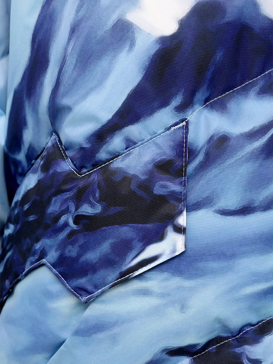 Пуховик стеганый