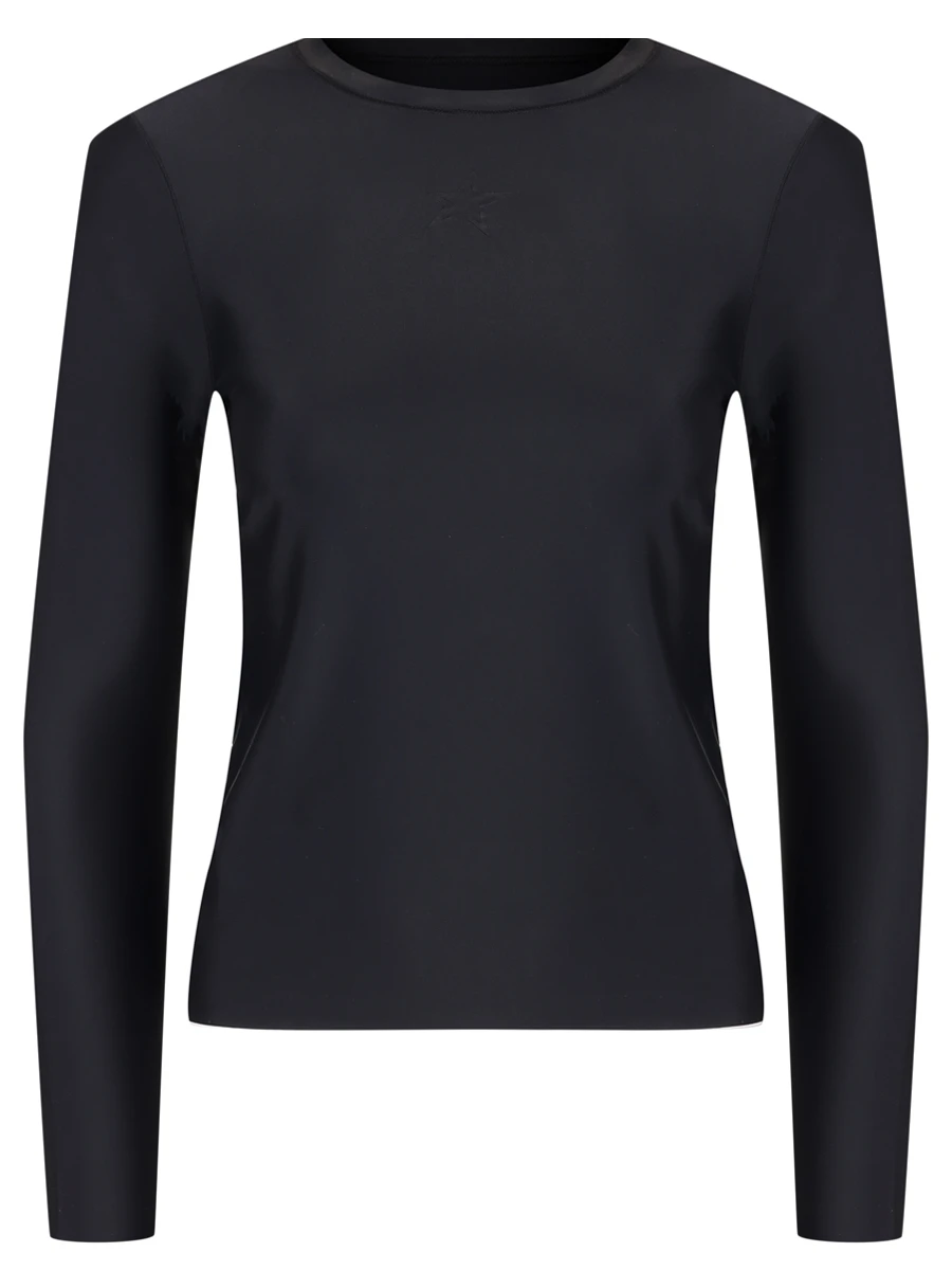 Лонгслив однотонный