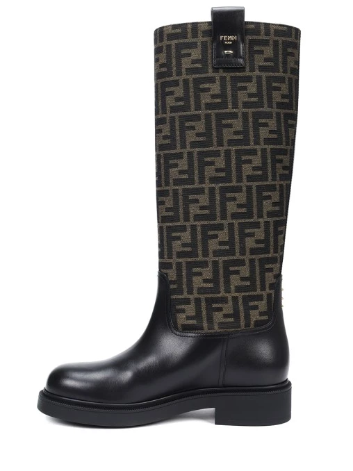Сапоги комбинированные FENDI