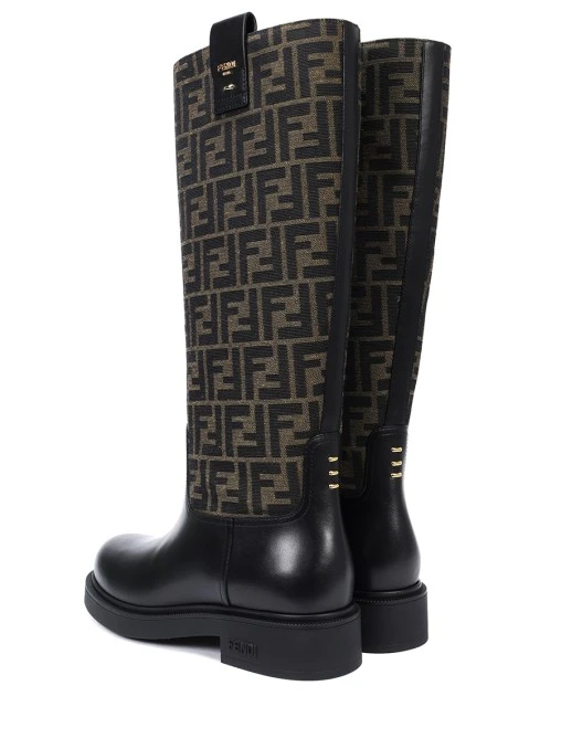 Сапоги комбинированные FENDI