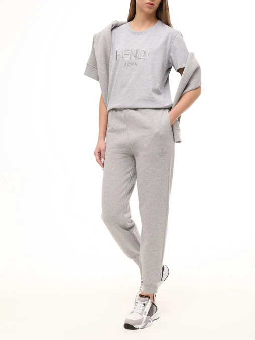 Футболка хлопковая FENDI