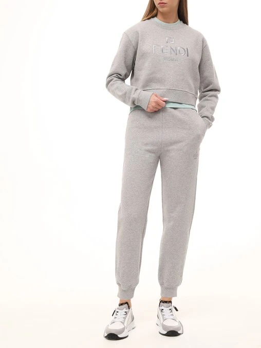 Джоггеры хлопковые FENDI