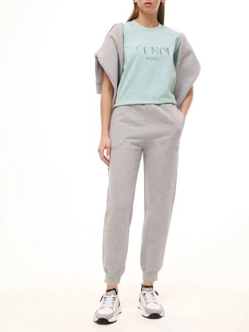 Футболка хлопковая FENDI