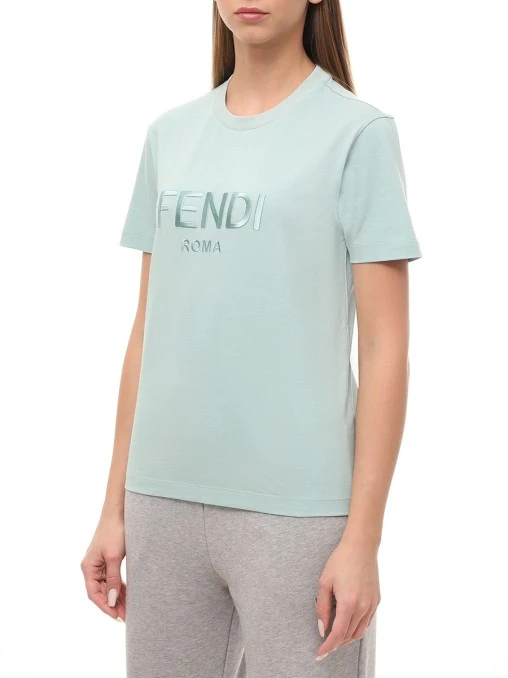 Футболка хлопковая FENDI