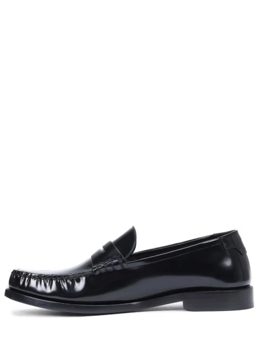 Лоферы кожаные SAINT LAURENT