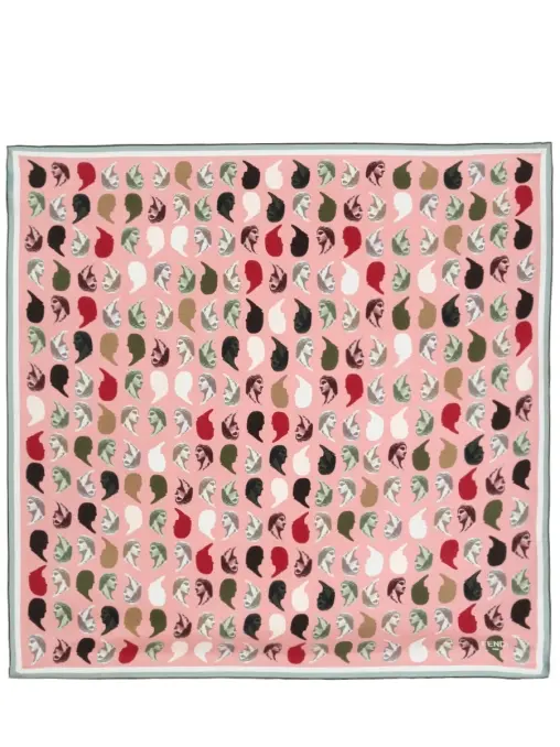 Платок шелковый FENDI