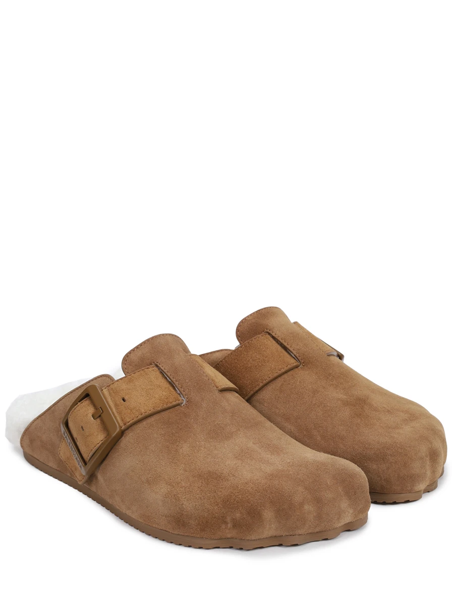 Мюли замшевые