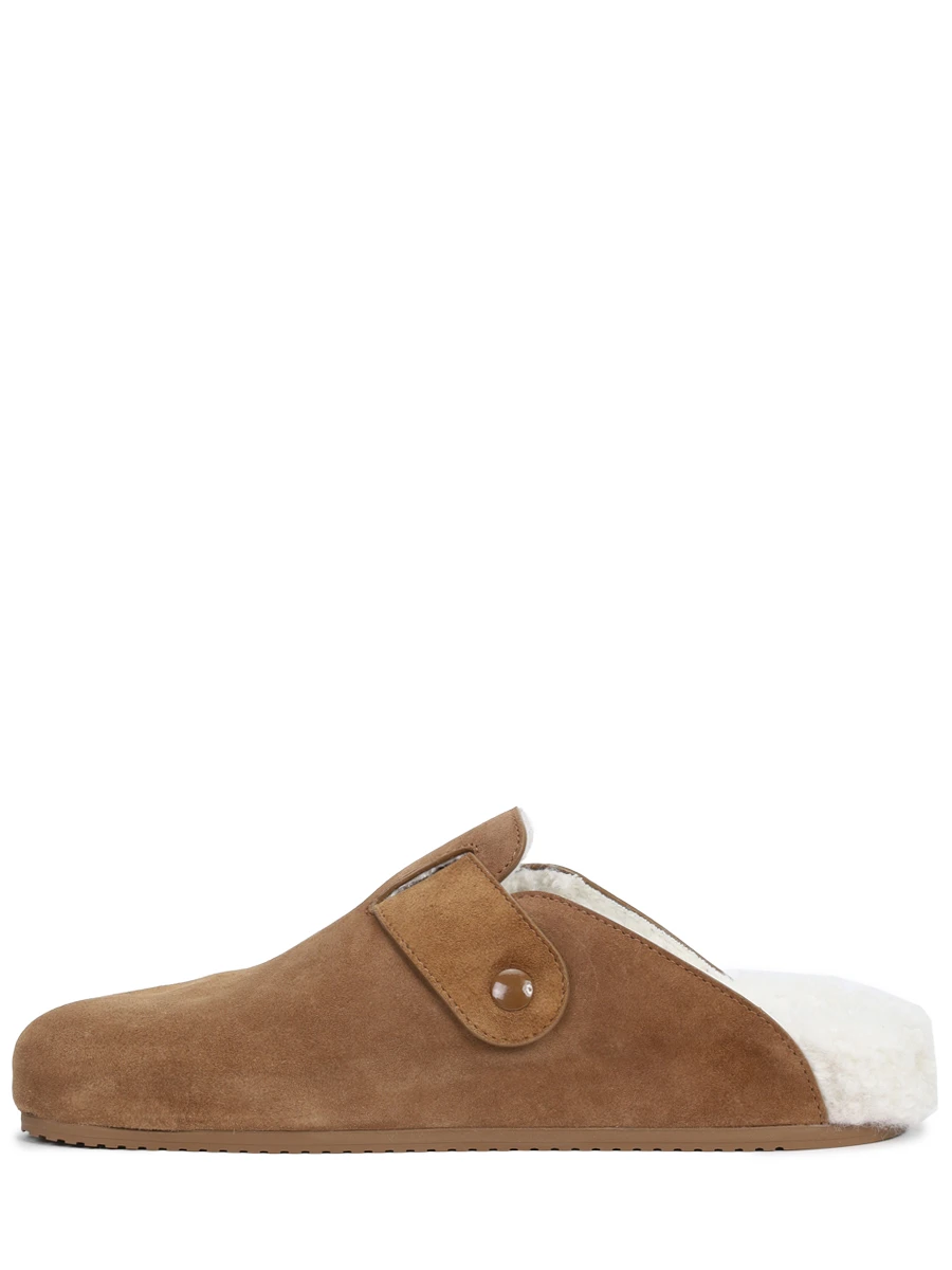 Мюли замшевые