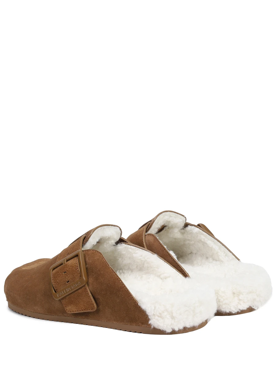 Мюли замшевые